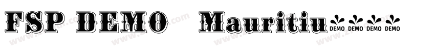 FSP DEMO   Mauritiu字体转换